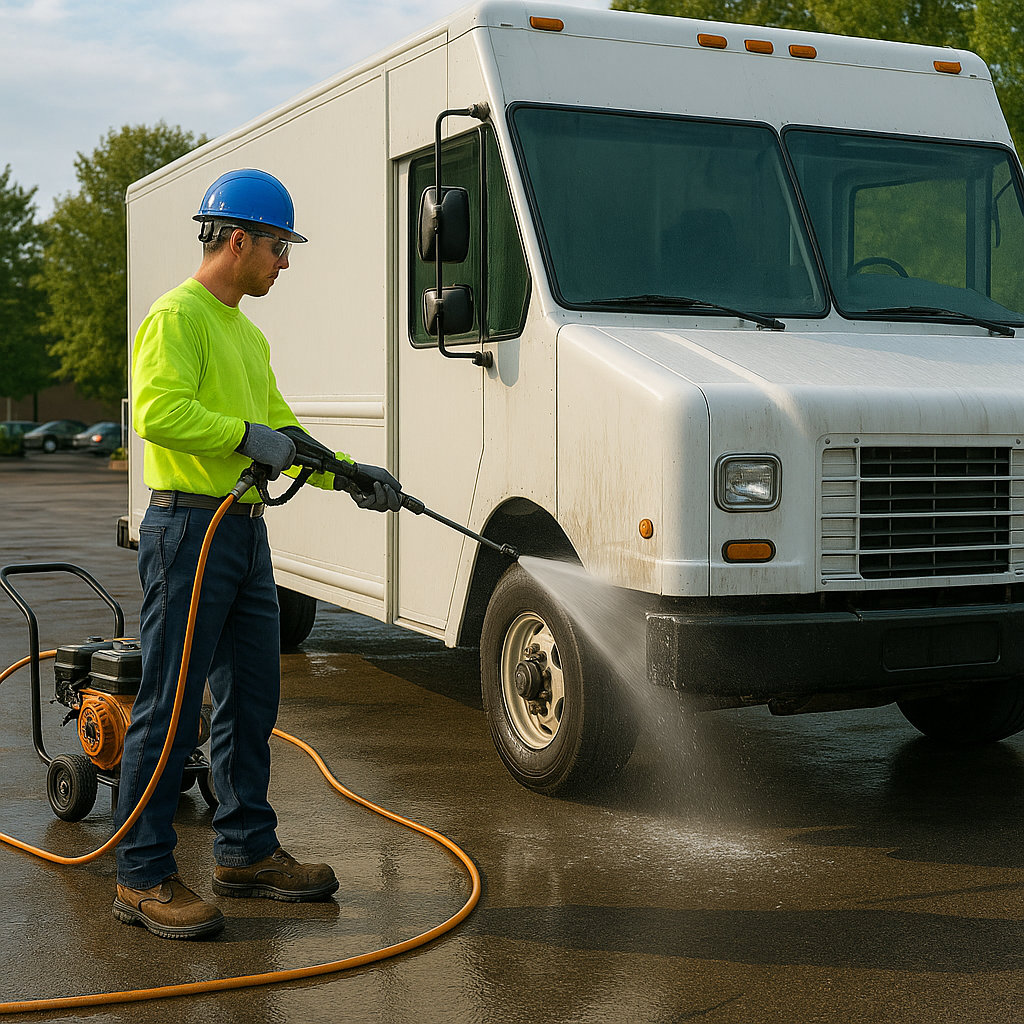 Service vehicle ready for intervention